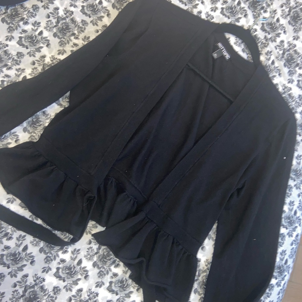 Hot Topic Black XL cardigan/throw-over